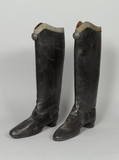 Stivali, 3° Ussari von Zieten, indossati da HRH Il Duca di Connaught, pre-1914 da German School