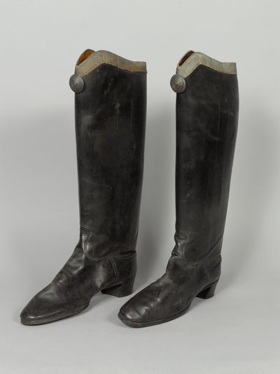 Stivali, 3º Ussari di von Zieten, indossati da SAR Il Duca di Connaught, pre-1914 da German School
