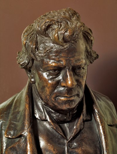 Busto in bronzo del fisico tedesco Georg Simon Ohm da German School