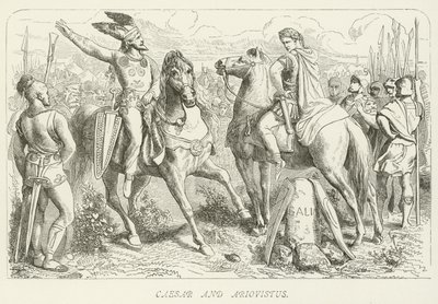 Cesare e Ariovisto da German School