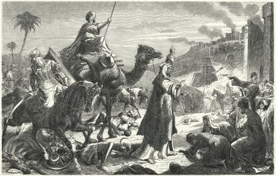 Il califfo Umar che entra a Gerusalemme, 637 da German School