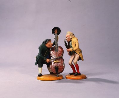 Figurine caricaturali di musicisti, realizzate a Norimberga, 1836 da German School