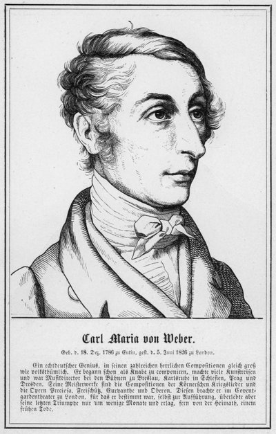 Carl Maria von Weber da German School