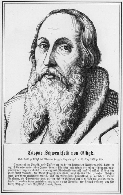 Caspar Schwenkfeld von Ossigk da German School