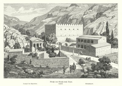Castello sulla strada da Eleusi ad Atene, Antica Grecia da German School