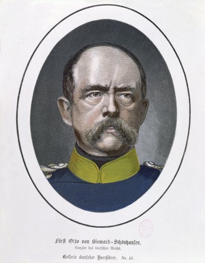 Cancelliere Otto Von Bismarck (1815-98) c.1871 da German School