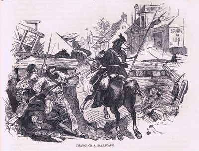 Carica di una barricata da German School