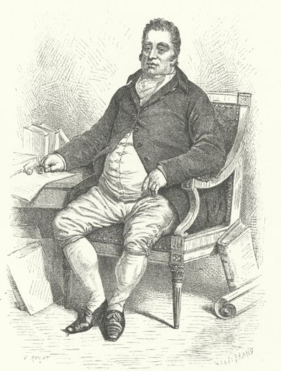 Charles James Fox, politico whig inglese (incisione) da German School