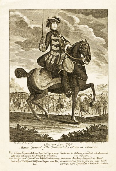 Charles Lee, Esq, Maggiore Generale dell