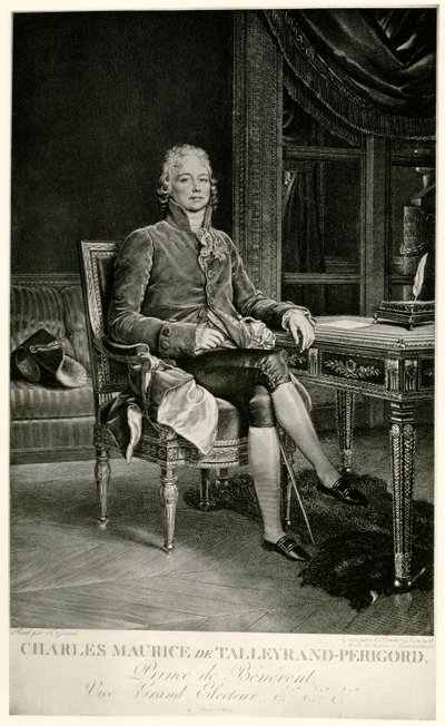 Charles Maurice Duca di Talleyrand-Périgord da German School