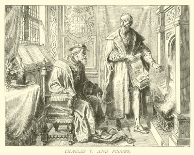 Carlo V e Fugger da German School