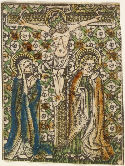 Cristo sulla croce con Maria e San Giovanni, c.1460 da German School
