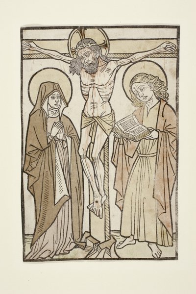Cristo sulla croce tra Maria e San Giovanni, 1460-70 da German School