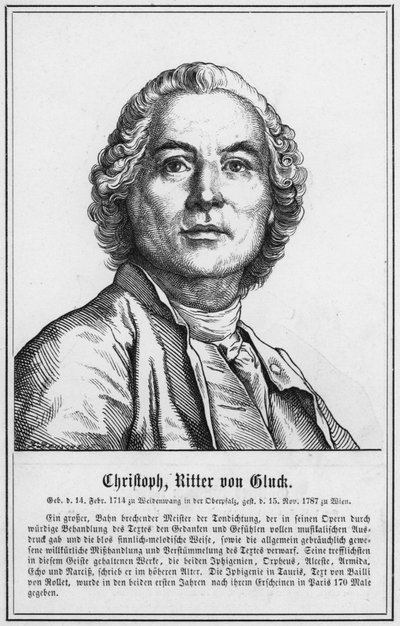 Christoph, Ritter von Gluck da German School