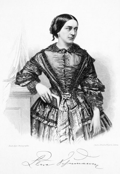 Clara Schumann, pianista e compositrice tedesca da German School