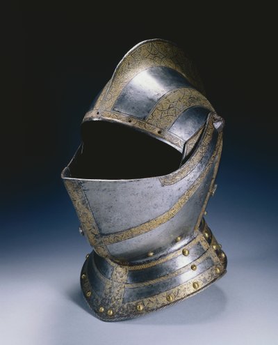 Elmo chiuso, c.1580 da German School