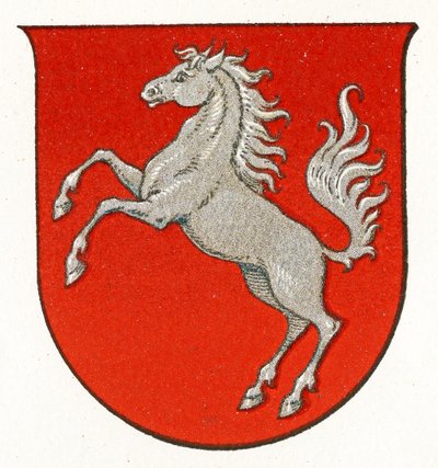 Stemma della Vestfalia, c.1898 da German School