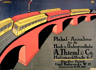 Punto di raccolta per le ferrovie sopraelevate e sotterranee da German School