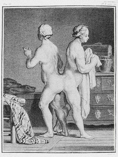 Gemelli siamesi, c.1777 da German School