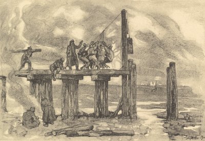 Costruzione di un ponte sul Putna da German School