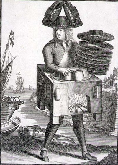 Costume per un cappellaio, pub. da Gerard Valck (1651/2-1726) c.1690 (incisione) da German School