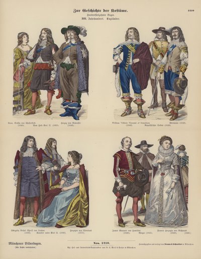 Costumi della nobiltà inglese da German School