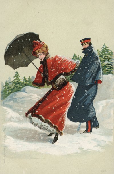 Coppia nella neve da German School
