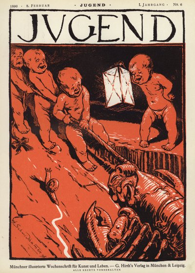 Illustrazione di copertina per la rivista Jugend da German School