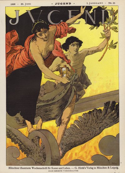 Illustrazione di copertina per la rivista Jugend da German School