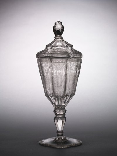 Coppa coperta, Slesia, c.1725 da German School
