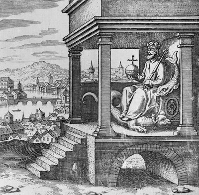 Re incoronato sul trono dal Musaeum Hermeticum da German School