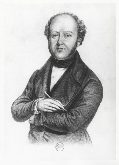 Dagobert von Gerhardt (incisione) da German School