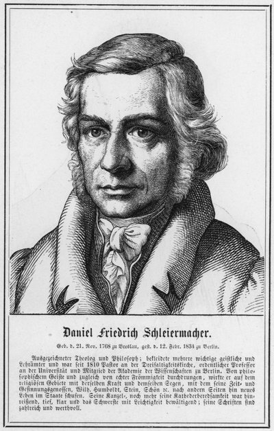 Daniel Friedrich Schleiermacher da German School