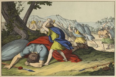 Davide e Golia, illustrazione da L