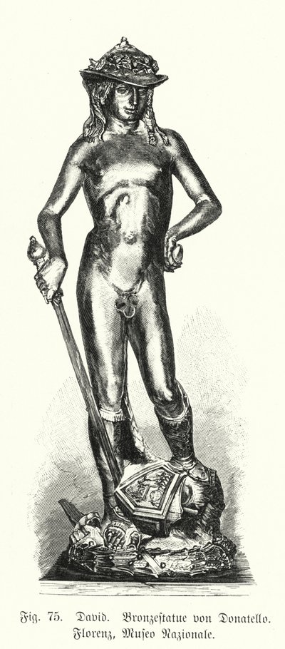 David, statua in bronzo di Donatello da German School