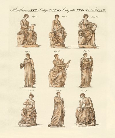 Divinità dei Greci e dei Romani da German School