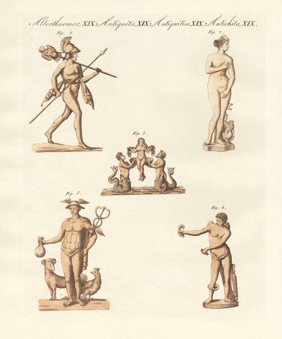 Divinità dei Greci e dei Romani da German School