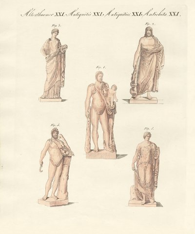 Divinità dei Greci e dei Romani da German School