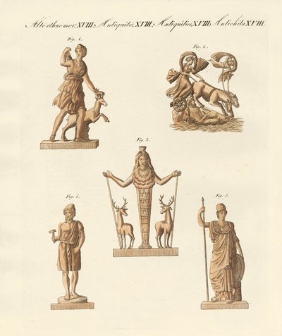 Divinità dei Greci e dei Romani da German School