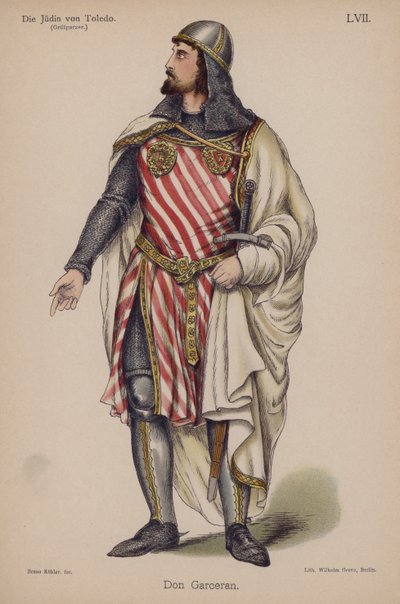Don Garceran, da Die Judin von Toledo di Franz Grillparzer da German School