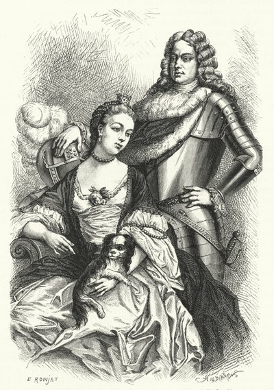 Duca e Duchessa di Marlborough (incisione) da German School