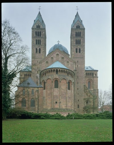 Estremità orientale della Cattedrale di Spira, iniziata nel 1030 da German School