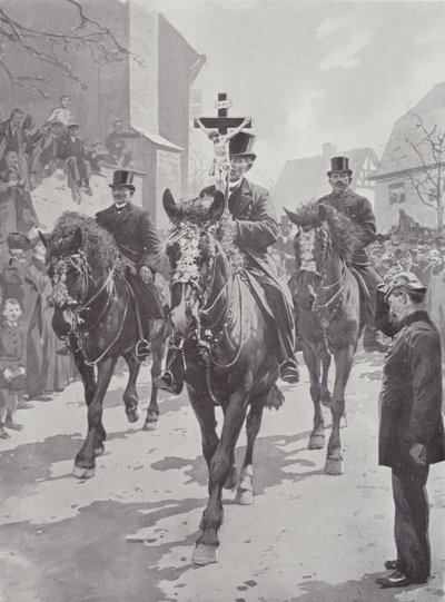 Usanze pasquali, Sassonia da German School