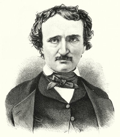 Edgar Allan Poe, poeta e scrittore di racconti americano da German School