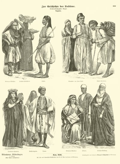Costumi egiziani da German School