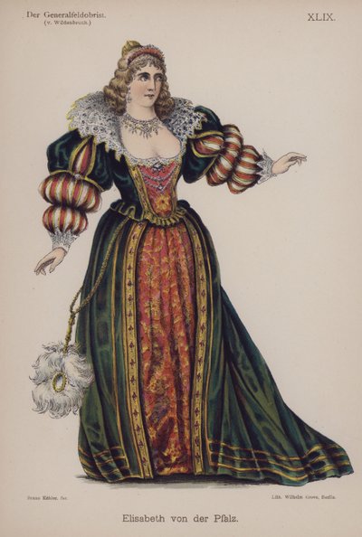 Elisabetta del Palatinato, da Il Generalfeldoberst di Ernst von Wildenbruch da German School