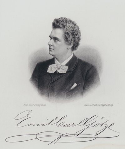 Emil Goetze, cantante d