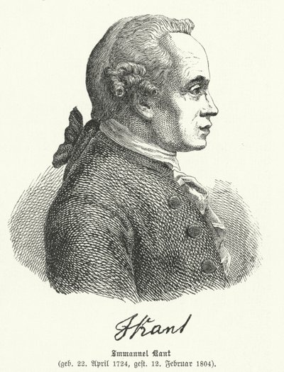 Emmanuel Kant, filosofo tedesco da German School
