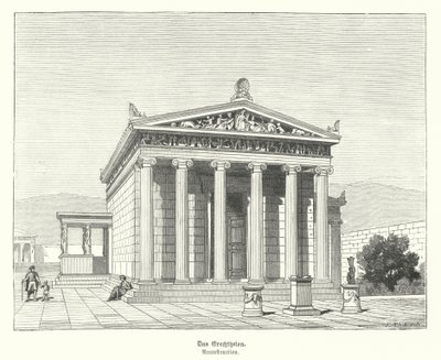 Eretteo, tempio dedicato ad Atena e Poseidone sull