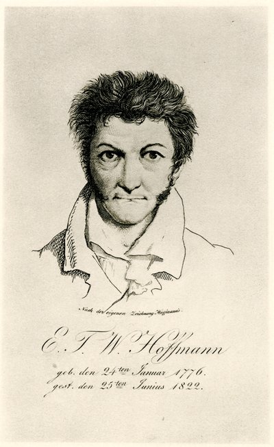Ernst Theodor Amadeus Hoffmann (1776-1822) da German School